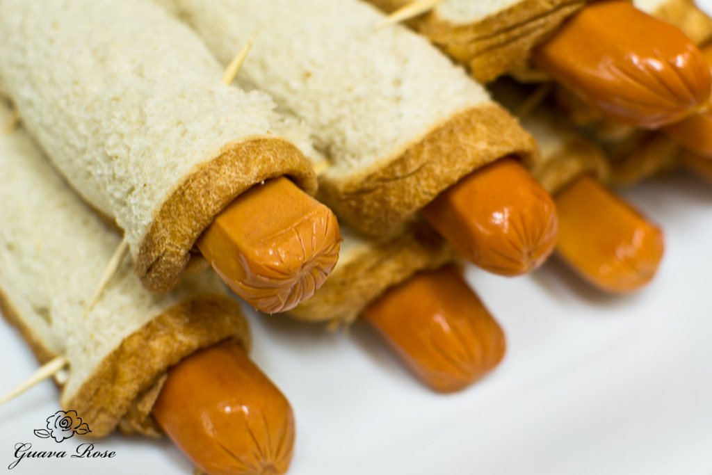rolled waffle dogs
