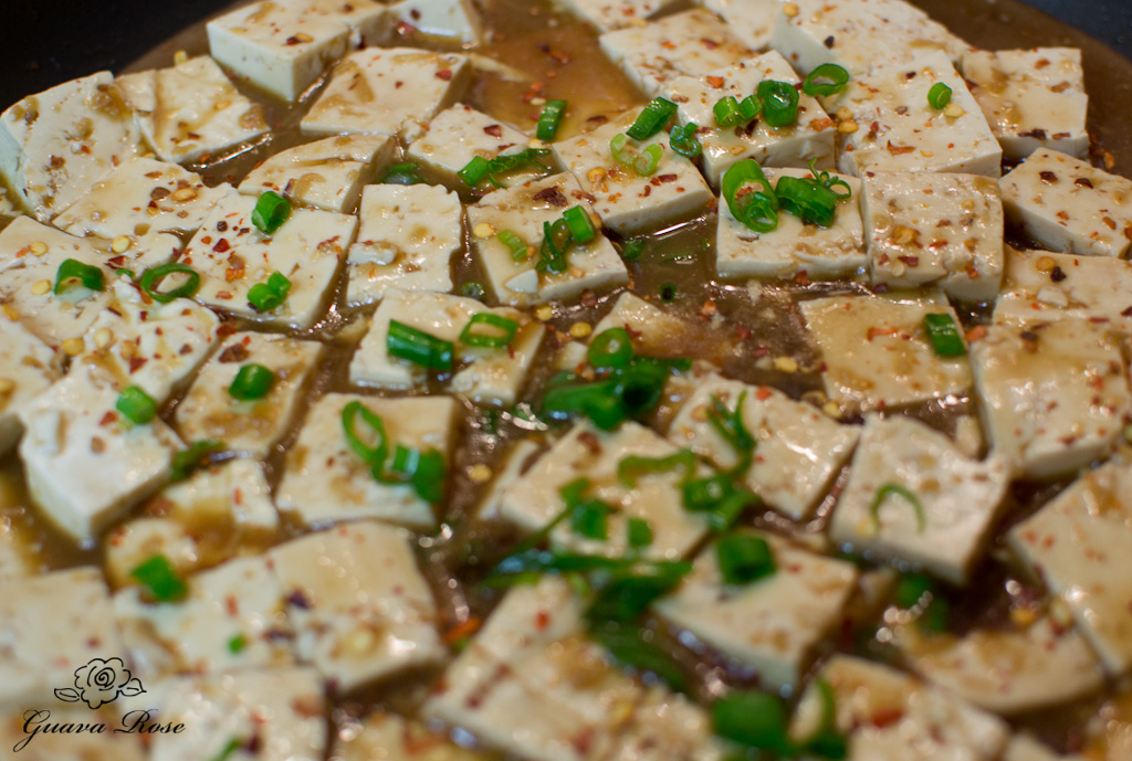 Spicy tofu stir fry (no chicken)