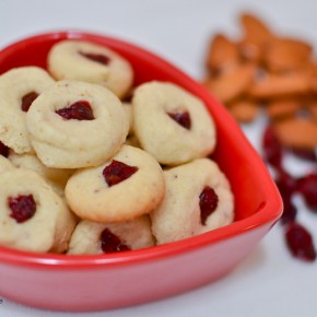 Cherry Almond Cookie Bites