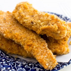 Spicy Baked Buttermilk Chicken Strips