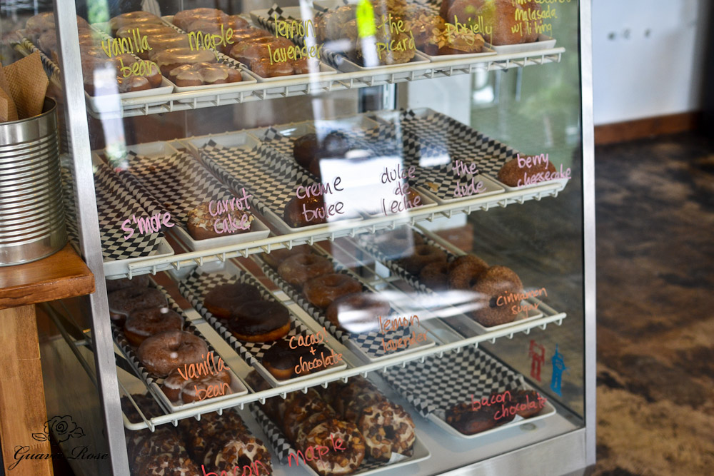 Donut display case