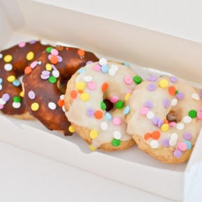 Mini Donut Cookies & The Coffee and Donut Lei