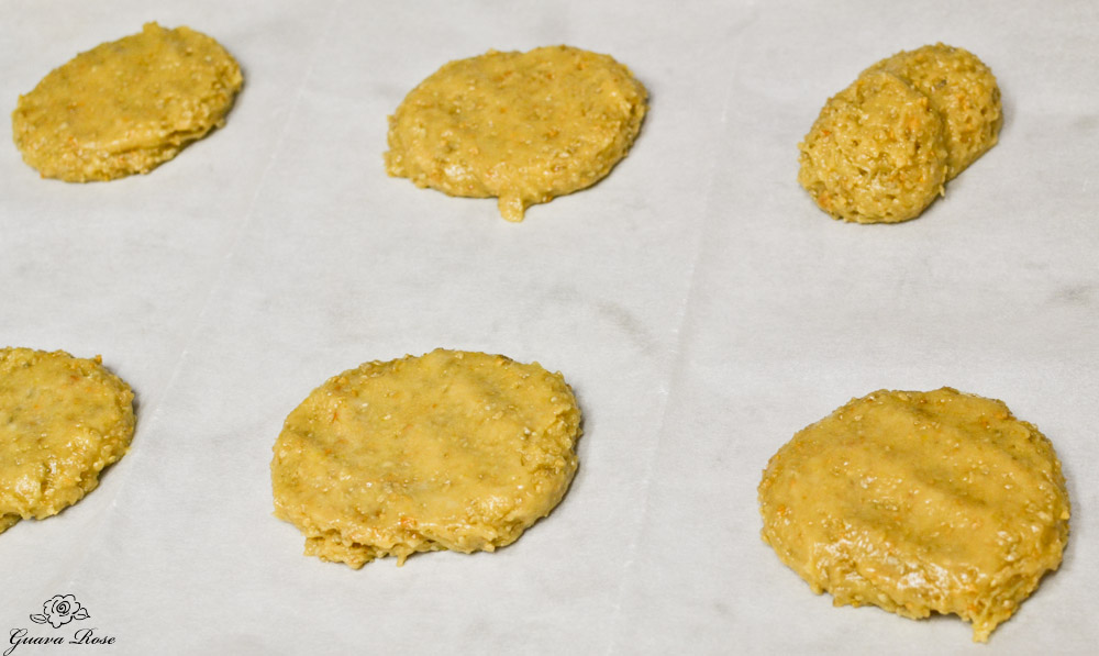 Scooped petroglyph cookies