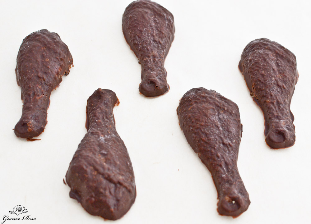 Chocolate covered cookie drumsticks(allergy friendly)